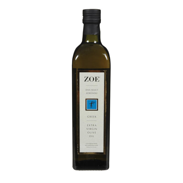 Zoe - Aceite de oliva griego Diva - Caja de 6 - 25,5 fl oz.
