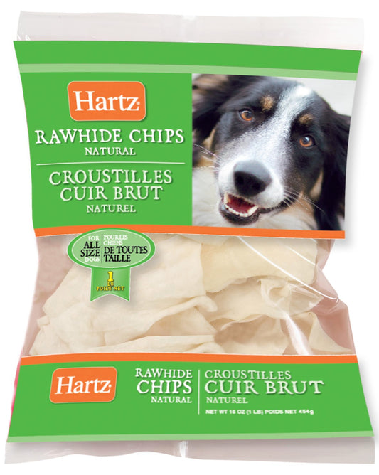 Hartz 81271 1 Lb Dental™ Rawhide Chips