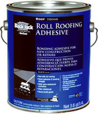 Black Jack Gloss Black Asphalt Roll Roofing Adhesive 1 gal. (Pack of 6)