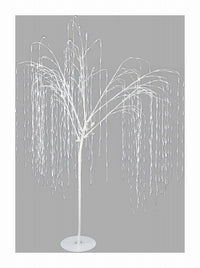 Christmas Lawn D cor, Twinkling White Willow, 800 White LED Lights, 7-Ft.