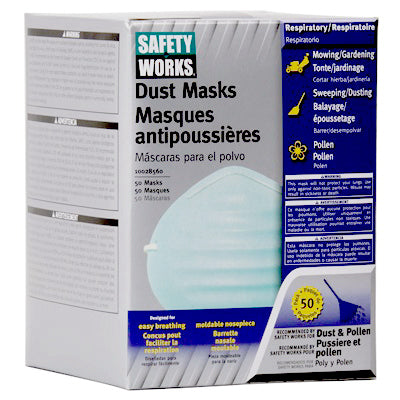 Non-Toxic Dust Masks, 50-Pk.