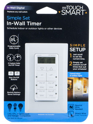 In-Wall Digital Touch Timer, Indoor