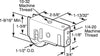 Prime-Line 1-1/2 in. D X 0.75 in. L Steel Roller Assembly 1 pk