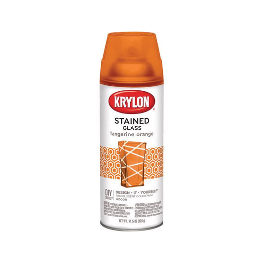 KRYLON Orange Tangerine Glass Aerosol Spray Paint 11.5 oz.