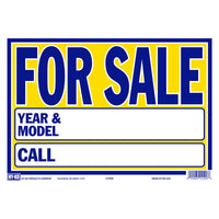 Hy-Ko English Yellow Informational Sign 9 in. H X 13 in. W (Pack of 10).