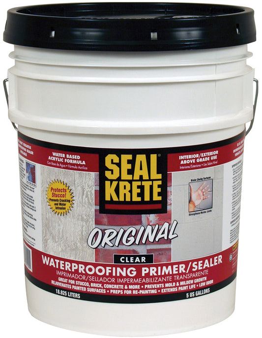 Seal Krete Original Clear Waterproofing Primer & Sealer 5 gal.