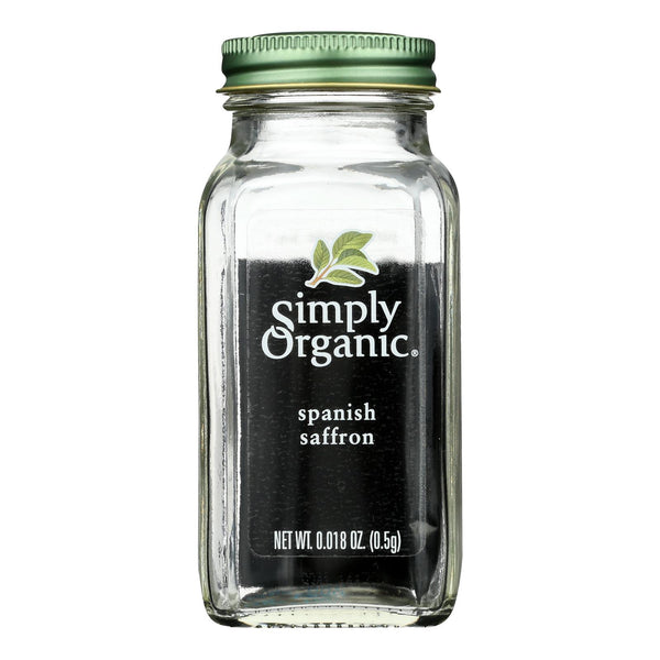 Simply Organic - Saffron Spanish - Case of 6 - 0.018 OZ (Pack of 6)