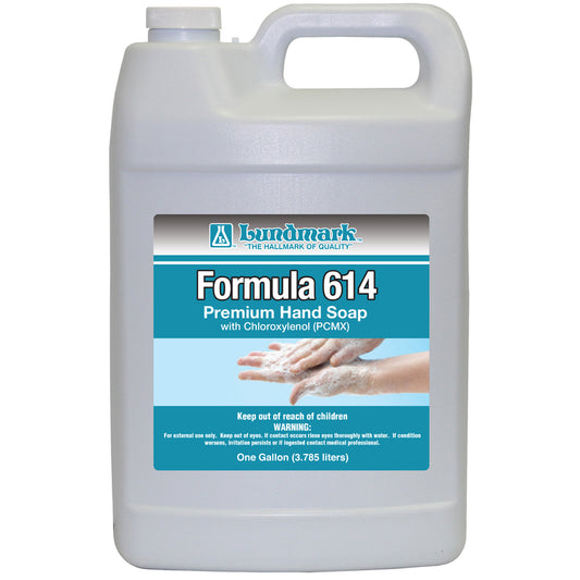 Lundmark Formula 614 Unscented Scent Liquid Hand Soap Refill 1 gal (Pack of 4)