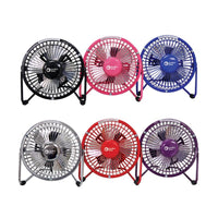 Comfort Zone 4 in. H 1 speed USB Fan