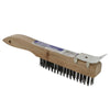 PXpro 10 in. L Carbon Steel Wire Brush with Scraper
