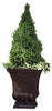 Gardman 18 in.   H X 15.5 in.   W X 15.5 in.   D Metal Urn Planter Brown