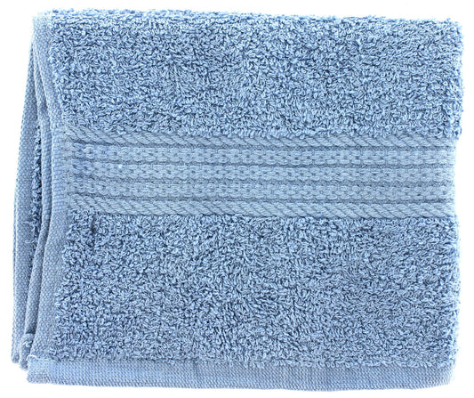 J & M Home Fashions 8631 16 X 27 Smoke Blue Provence Hand Towel (Pack of 3)