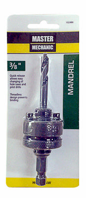 Disston 0.37 in. Master Mechanic Quick Change Hole Saw Mandrel