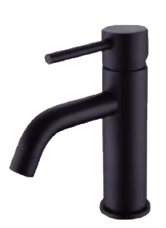 Lavatory Faucet Rv Bathroom Metal Vessel Faucet 6-3/4" W/Opt Deckplate Blk Matte