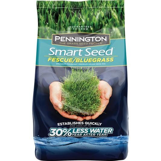 Pennington  Smart Seed  Bluegrass/Fescue  Sun/Shade  Grass Seed  3 lb.