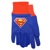 MidWest Quality Gloves Warner Brothers Superman Youth Jersey Garden Gloves (Pack of 6)