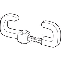 Prime-Line  White  Plastic  Cabinet Locks  6 pk