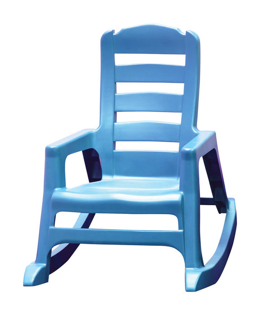 Adams Lil' Easy Pool Blue Polypropylene  Kid's Rocking Chair