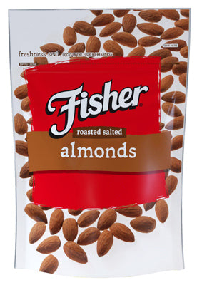 Roasted Salted Almonds, 4.5-oz. Bag (Pack of 6)