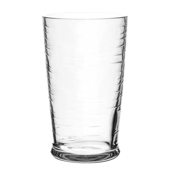 Vaso para beber acrílico transparente de 23 oz de TarHong Cordoba (paquete de 12)