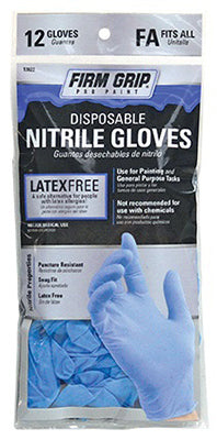 Painting Gloves, Disposable, Nitrile Rubber, 10-Ct.