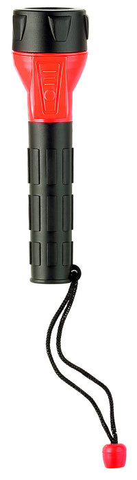 GreatLite 32015 Black & Red Rubber Grip Flashlight