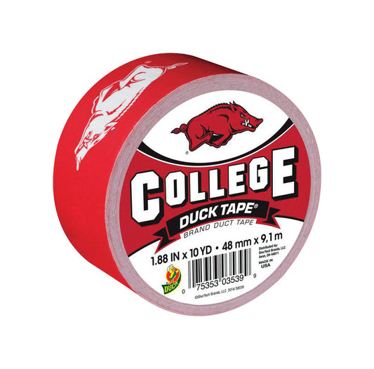 Duck College Logo Duct Tape High Performance 10 Yd. University Of Arkansas