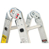 Werner 12 ft. H Aluminum Telescoping Extension Ladder Type IA 300 lb. capacity