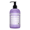 Dr. Bronner's 4-in-1 Organic Lavender Scent Sugar Soap 12 oz (Pack of 12).