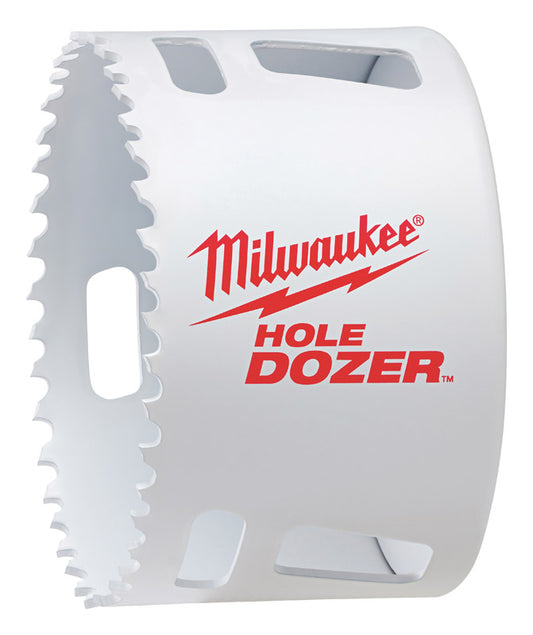 Milwaukee  Hole Dozer  3-1/2 in. Dia. x 1-7/8 in. L Bi-Metal  Hole Saw  1/4 in. 1 pc.