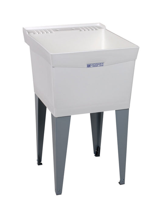 Mustee Utilatub 20 in. W X 24 in. D Single Thermoplastic Laundry Tub