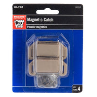 Bulldog 1891385 Brown Magnetic Catch 4 Pack