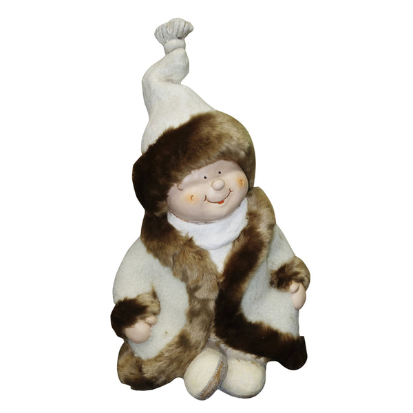 CERÁMICA ESTATUARIA BLANCA 19"