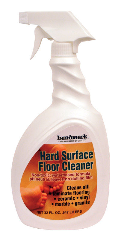Lundmark Lemon Scent Floor Cleaner Liquid 32 oz. (Pack of 6)