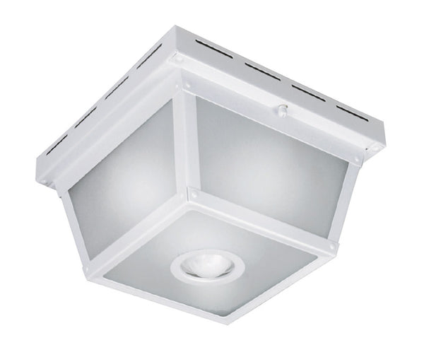 Lámpara de techo incandescente blanca con sensor de movimiento Heath Zenith