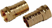 4-Pack RG6U Coaxial "F" Connector
