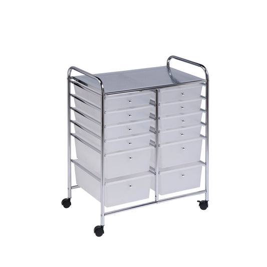 Honey-Can-Do 29 in. H X 15-1/4 in. W X 23-1/4 in. D Storage Cart