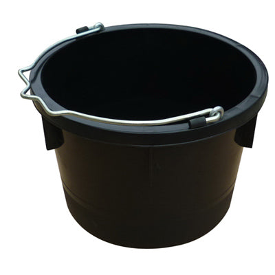 Utility Bucket, Black Resin, 8-Qts.