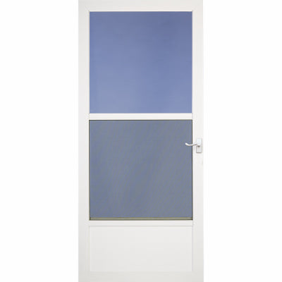 Classic View Storm Door, White, 36 x 80-81-In.