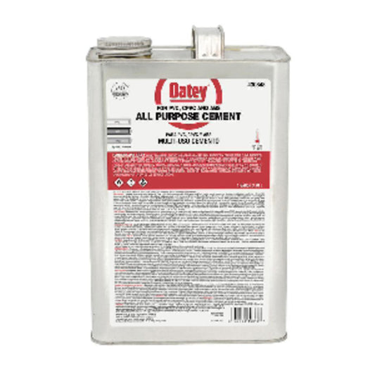 Oatey Clear All-Purpose Cement For CPVC/PVC 1 gal