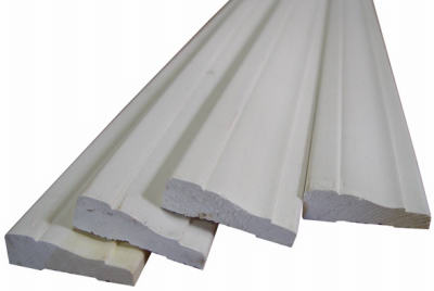 Alexandria Moulding 2-1/4 in. x 7 ft. L Primed White Pine Moulding (Pack of 4)