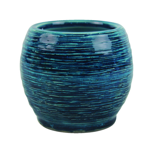 Trendspot Blue Stone 3.5 in. H Textured Candle Holder (Pack of 12).