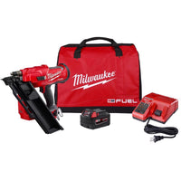 Milwaukee M18 Fuel 30 Deg. Cordless Framing Nailer Kit