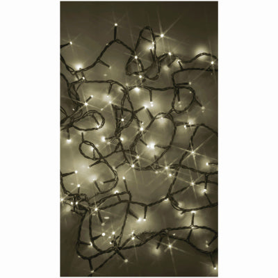 LED Compact String Light Set, Micro, Twinkling Warm White, 100-Ct.