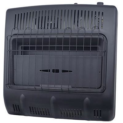 Garage Heater, Vent-Free, Gas, Black, For 1,000 Sq. Ft.