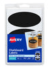 Avery 1-3/4 in. H X 3-3/4 in. W Oval Black Chalkboard Labels 1 pk