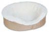 Aspen Pet Assorted Sheepskin Pet Bed 7 in. H X 23 in. W X 17 in. L