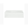 Sterling All Pro 15 in. H X 30 in. W X 60 in. L White Bathtub