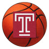 Temple University Basketball Rug - 27in. Diameter