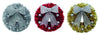 F C Young Assorted Christmas Wreath Indoor Christmas Decor (Pack of 6).